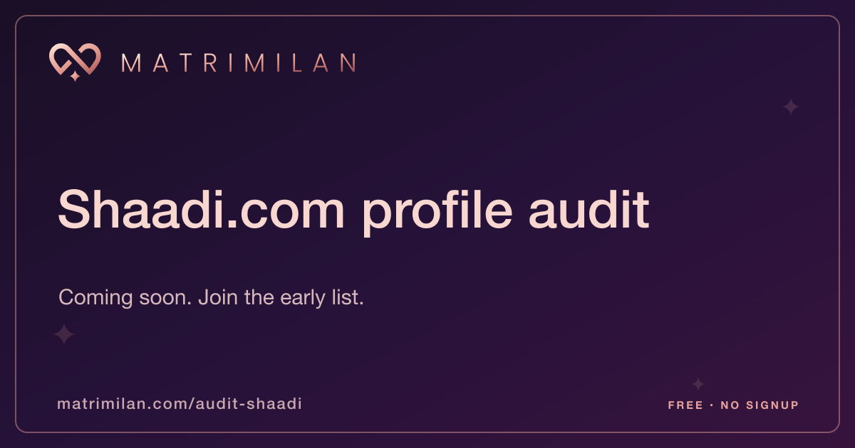 Shaadi audit
