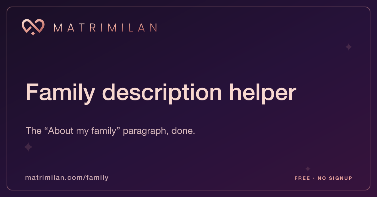 Family helper
