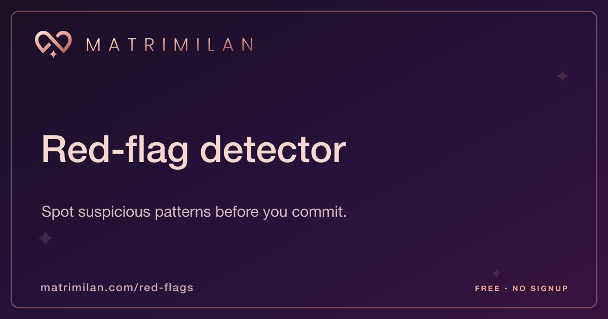 Red-flag detector